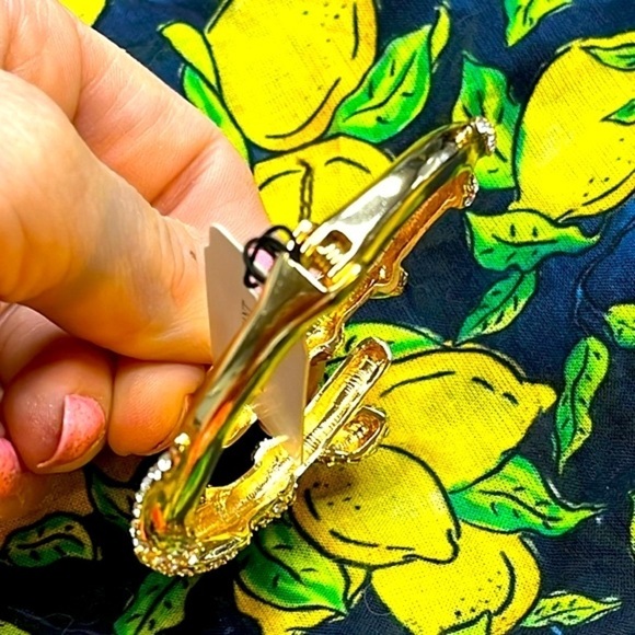 Brand New Natasha Gold Tone Rhinestone Snake Wrap Hinge Bracelet Cuff Bangle - Picture 13 of 16